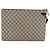 GUCCI GG Supreme Clutch Bag PVC Beige Silver 433665 - vista 2