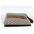 GUCCI GG Supreme Clutch Bag PVC Beige Silver 433665 - vista 4