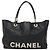 CHANEL Camelia Tote Bag Lamb Skin Black CC - Ansicht 3