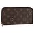 LOUIS VUITTON Monogram Zippy Wallet Long Wallet M42616 LV