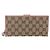 GUCCI Cartera larga de lona GG Beige 233024 - vista 2