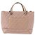 CHANEL Matelasse Tote Bag Leather 2way Pink Silver CC - vista 2