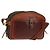 LOEWE Bolsa de Ombro Anagram Couro Camurça Castanho Dourado