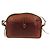 LOEWE Bolsa de Ombro Anagram Couro Camurça Castanho Dourado - vista 13
