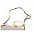 Chloé Chloe Nile Medium Bracelet Shoulder Bag Pele Bege Ouro - vista 16