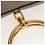 Chloé Chloe Nile Medium Bracelet Shoulder Bag Pele Bege Ouro - vista 8