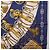 Hermès HERMES Carre 90 Pañuelo de Seda Cliquetis Blue Gold - vista 7