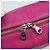 LOEWE Heritage Hand Bag Leather Pink Silver - vue 10