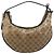 GUCCI GG Crystal Shoulder Bag Coated Canvas Beige Gold 181493 - vista 13