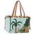 LOEWE KENPRICE cushion Tote Bag Canvas Green Brown