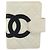 CHANEL Cambon Line Day Planner Cover Leather Black Silver CC - vista 13