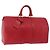 LOUIS VUITTON Epi Keepall 45 Boston Bag Red M42977 LV