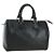 LOUIS VUITTON Epi Speedy 25 Handtasche Schwarz M59042 LV