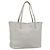 Bulgari BVLGARI Tote Bag Leder Grau Gold