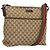 GUCCI GG Canvas Web Sherry Line Shoulder Bag Beige Green Red 189751