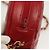 CHANEL Chain Shoulder Bag Lamb Skin Red Gold CC - vista 10