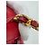 CHANEL Chain Shoulder Bag Lamb Skin Red Gold CC - vista 25