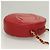 CHANEL Chain Shoulder Bag Lamb Skin Red Gold CC - vista 3
