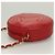 CHANEL Chain Shoulder Bag Lamb Skin Red Gold CC - vista 4