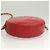 CHANEL Chain Shoulder Bag Lamb Skin Red Gold CC - vista 5