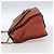 Chloé Chloe Chain Shoulder Bag Leather Orange Gold - vista 3