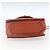 Chloé Chloe Chain Shoulder Bag Leather Orange Gold - vista 5