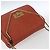 Chloé Chloe Chain Shoulder Bag Leather Orange Gold - vista 6