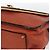 Chloé Chloe Chain Shoulder Bag Leather Orange Gold - vista 9