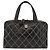 CHANEL Wild Stitch Hand Bag Cuero Negro Oro CC - vista 13