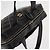 CHANEL Wild Stitch Hand Bag Cuero Negro Oro CC - vista 6