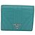 PRADA Compact Wallet Leather Emerald Green - vista 13