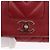 CHANEL Matelasse Mademoiselle Wallet Lamb Skin Red Silver CC - vista 17