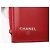 CHANEL Matelasse Mademoiselle Wallet Lamb Skin Red Silver CC - vista 18