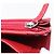 CHANEL Matelasse Mademoiselle Wallet Lamb Skin Red Silver CC - vista 22