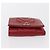 CHANEL Matelasse Mademoiselle Wallet Lamb Skin Red Silver CC - vista 7