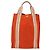 Hermès HERMES Sac De Plage Tote Bag Canvas Orange Silver - vista 13