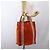 Hermès HERMES Sac De Plage Tote Bag Canvas Orange Silver - vista 21