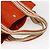 Hermès HERMES Sac De Plage Tote Bag Canvas Orange Silver - vista 7