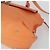 Salvatore Ferragamo Gancini Hand Bag Leather 2way Orange Silver - vista 15