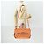Salvatore Ferragamo Gancini Hand Bag Leather 2way Orange Silver - vista 27