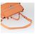 Salvatore Ferragamo Gancini Hand Bag Leather 2way Orange Silver - vista 7
