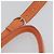 Salvatore Ferragamo Gancini Hand Bag Leather 2way Orange Silver - vista 9