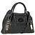 Chloé Chloe Victoria Handtasche Leder 2way Schwarz Gold