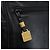 LOEWE Anagram Shoulder Bag Leather Black Gold - vista 10