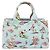 PRADA Canapa MM Hand Bag Canvas Light Blue Gold - vista 13