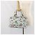 PRADA Canapa MM Hand Bag Canvas Light Blue Gold - vista 25