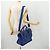 PRADA Handtasche Leder Canvas 2way Blau Gold - Ansicht 26