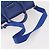 PRADA Handtasche Leder Canvas 2way Blau Gold - Ansicht 7