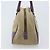 PRADA Bolso de mano Canvas Beige Silver - vista 3