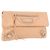 BALENCIAGA Metallic Edge Classic Envelope Bag Leather Pale Orange